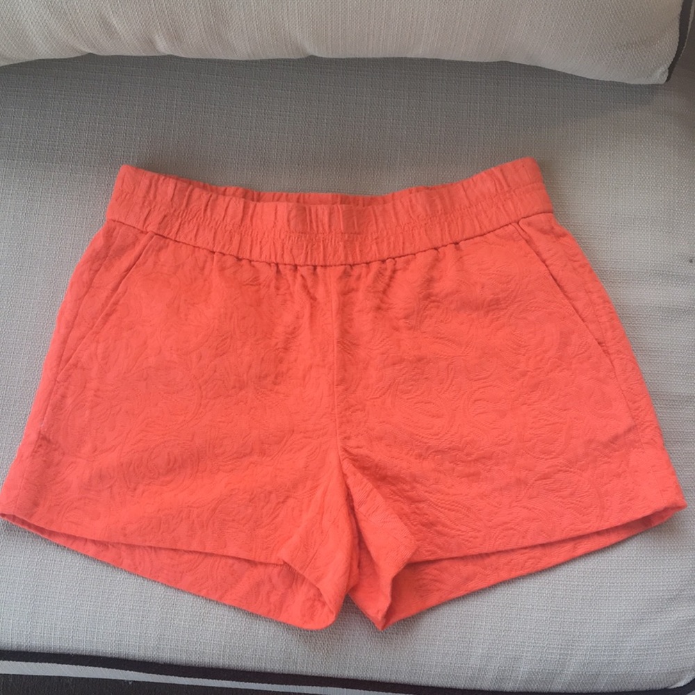 Jcrew coral shorts-size 00